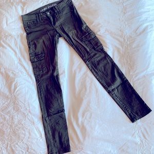 Olive green Almost Famous skinny jeans